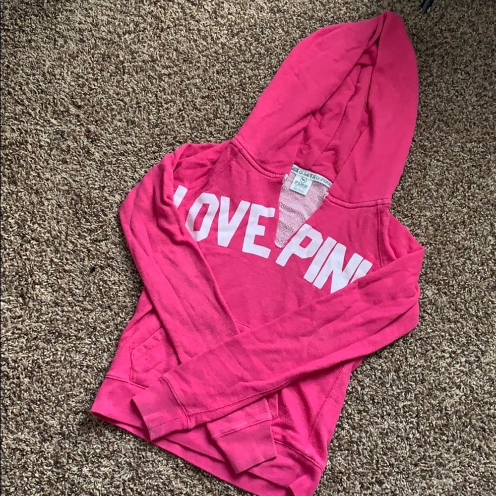 V neck open cut sweatshirt